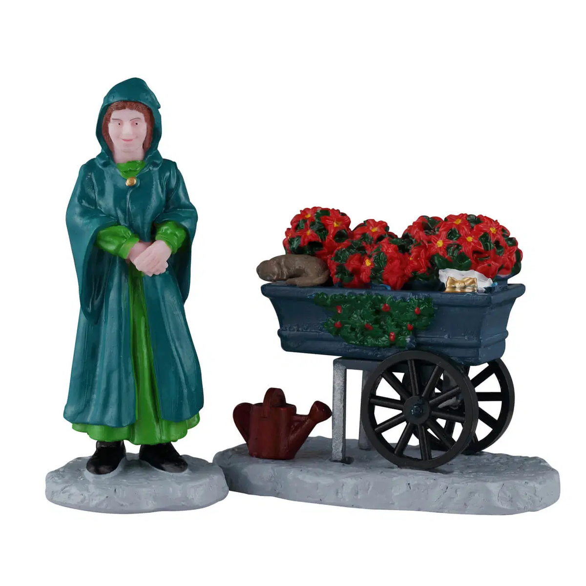 Lemax Floral Street Vendor Christmas Village Figurines – Set of 2 – 2026