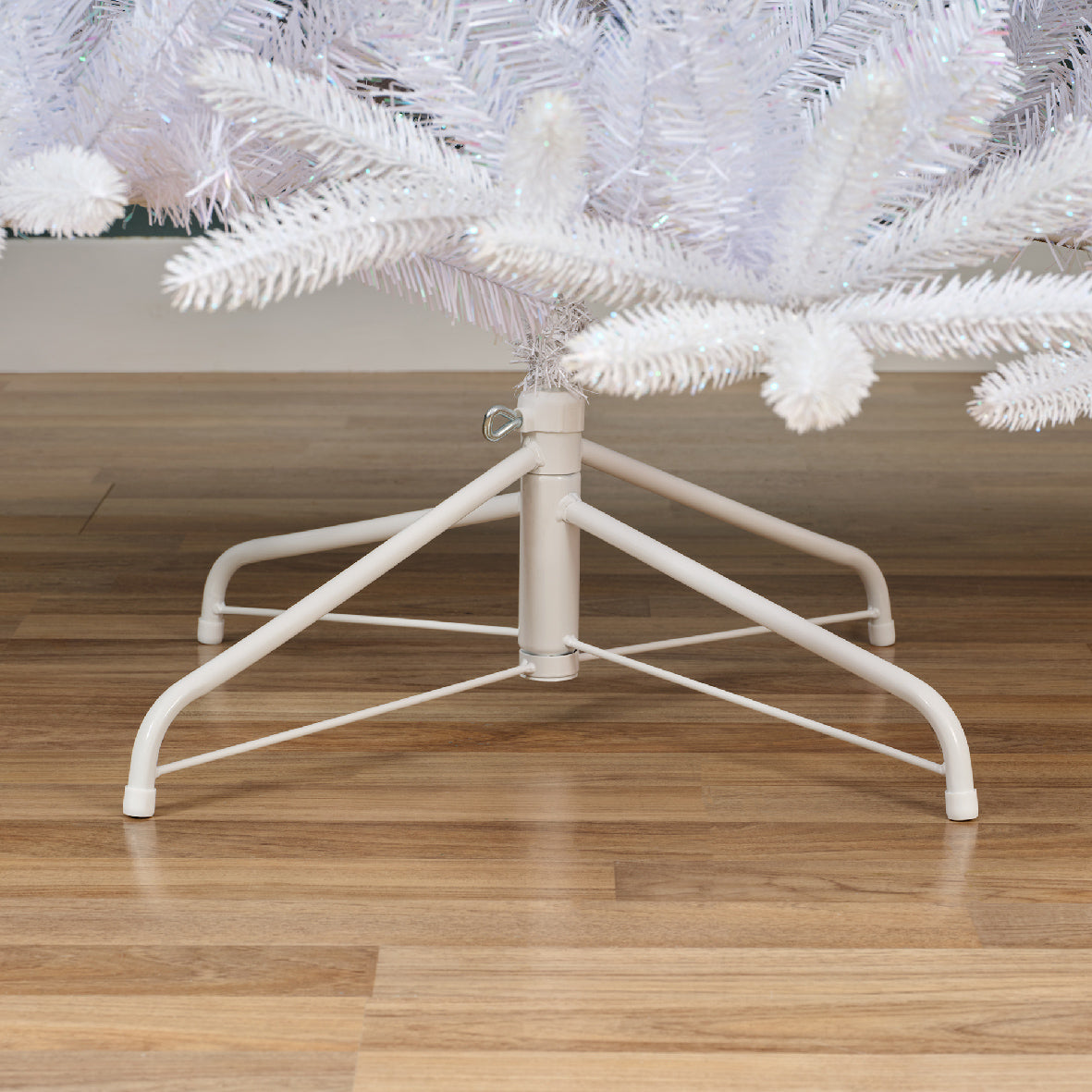 Everlands Copenhagen Fir White Glitter Artificial Christmas Tree