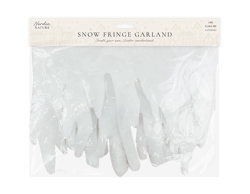 Christmas Snow Garland