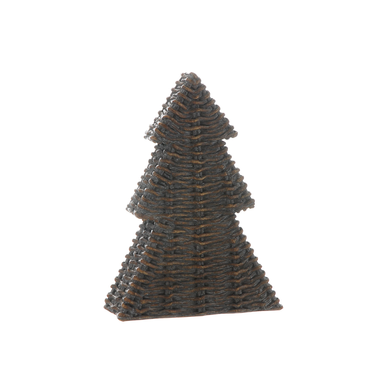 Wicker Style Tabletop Christmas Tree Decoration
