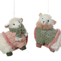 Fluffy Soft Sheep in Jumper Bauble