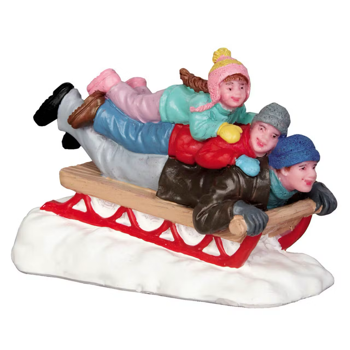 Lemax Sledding With Dad- Christmas Figurine