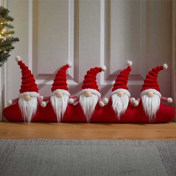 GrooviKert Red Christmas Gonk Draught Excluder