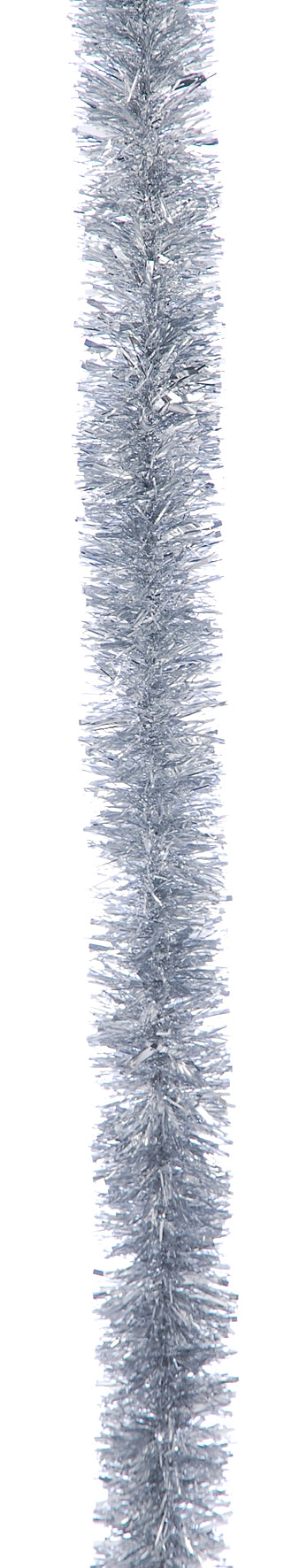 Chunky Cut Silver Tinsel - 200cm