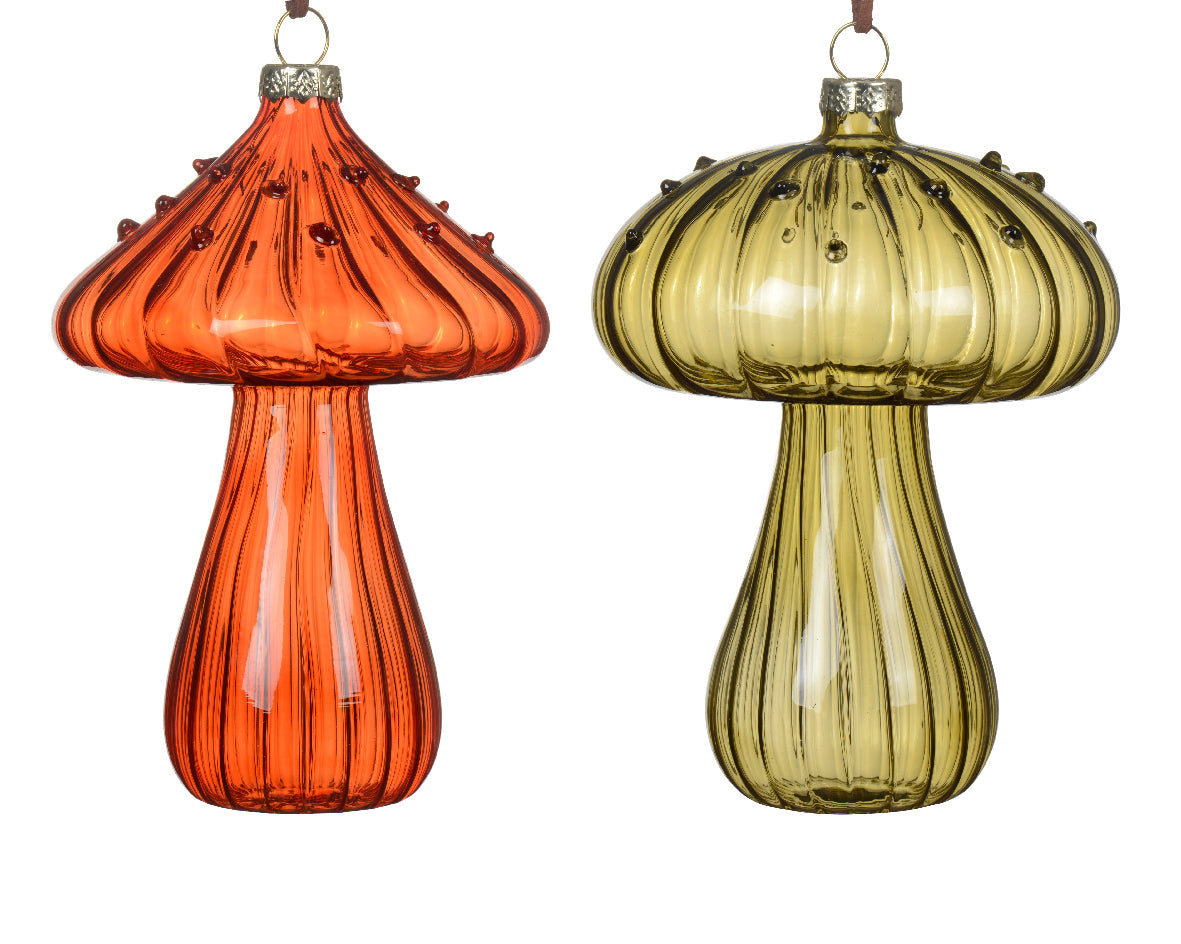 Colourful Mushroom Hanging Bauble Ornament