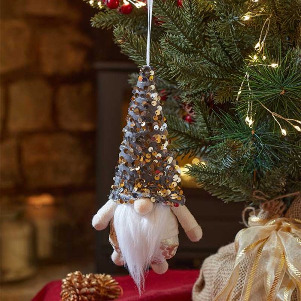 Champange GlamJonk Pendant Hanging Decoration - 17cm