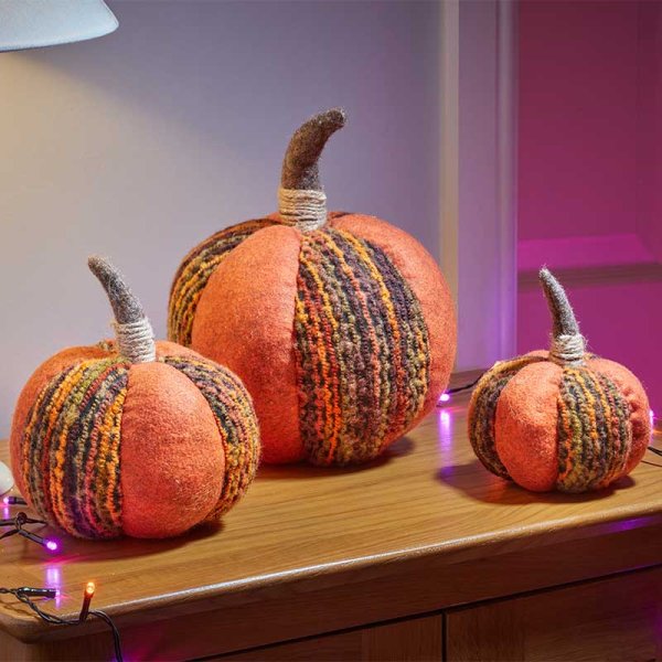Harvest Plush Pumpkin 11cm