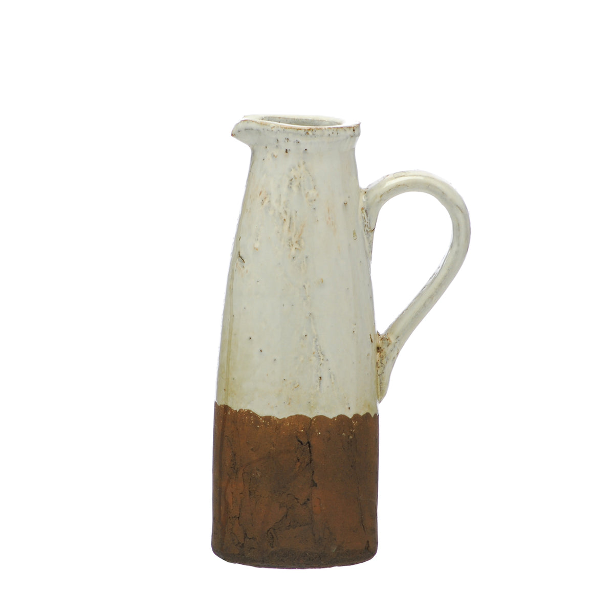Aged Cream Terracotta Jug