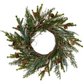 Winter Blossom Indoor Christmas Wreath