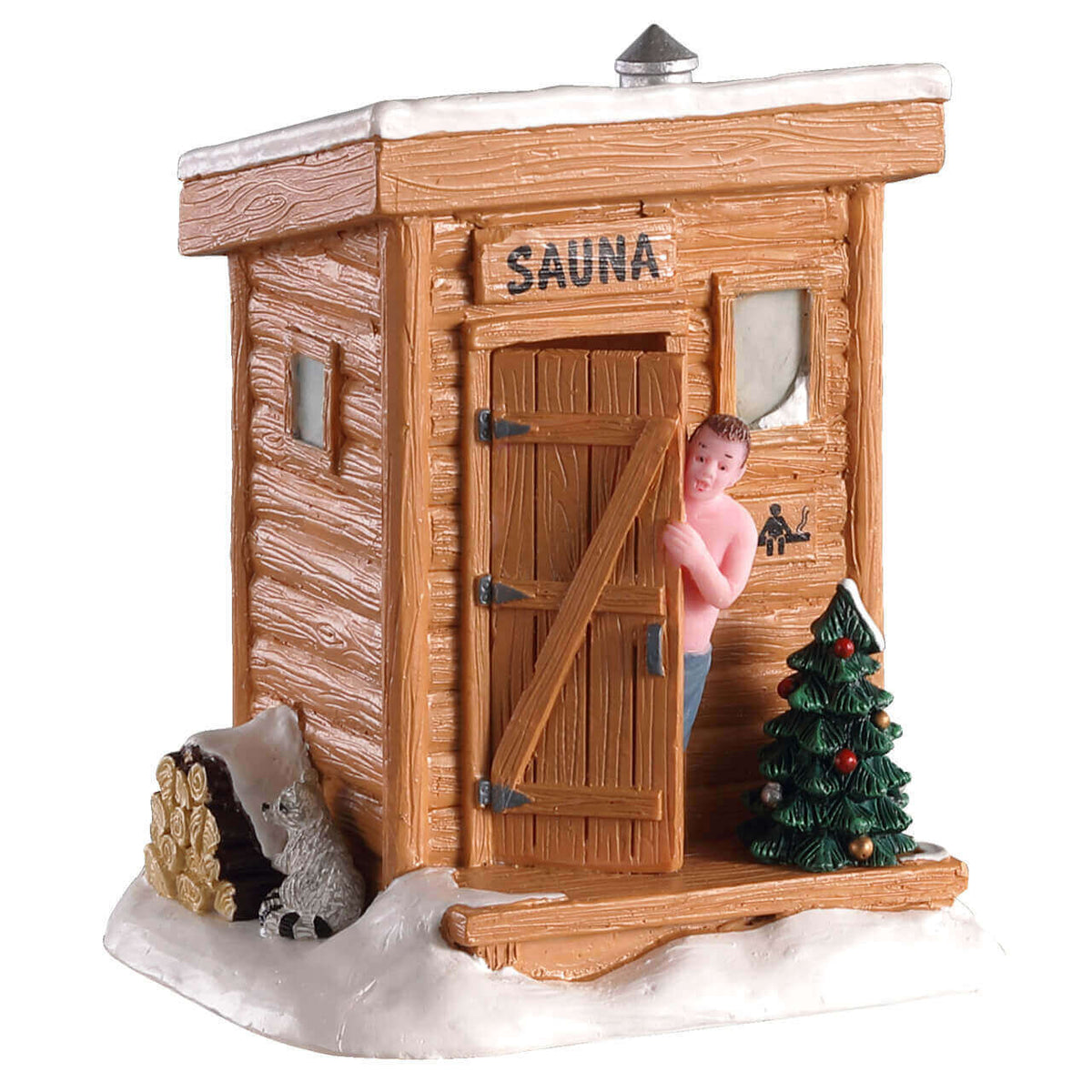 Lemax It's Cold Out There - Christmas Village Sauna