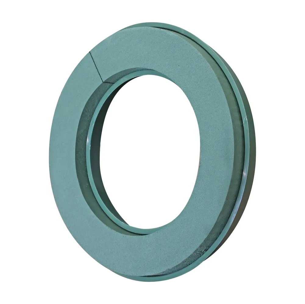 Pack of 2 12" Floral Foam Ring with Plastic Bases