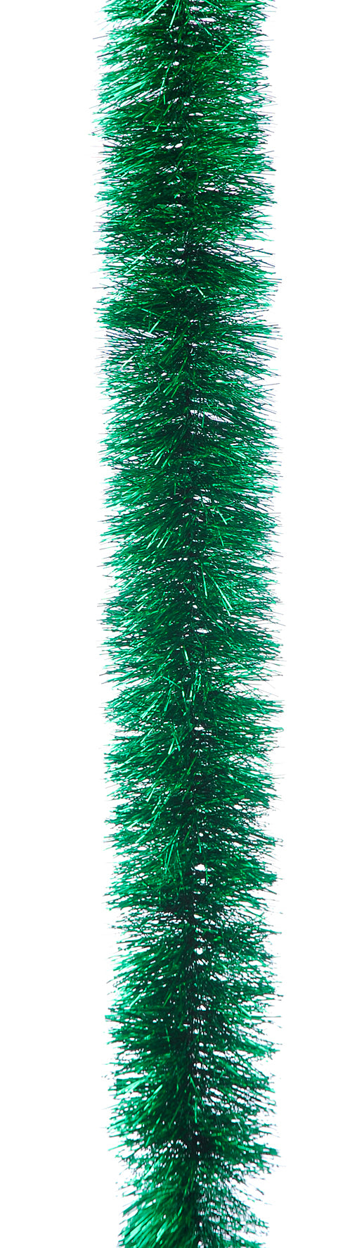 Green Downswept Fine Cut Tinsel - 200cm