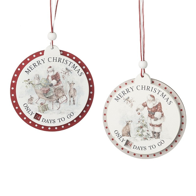 Merry Christmas Countdown Hanger