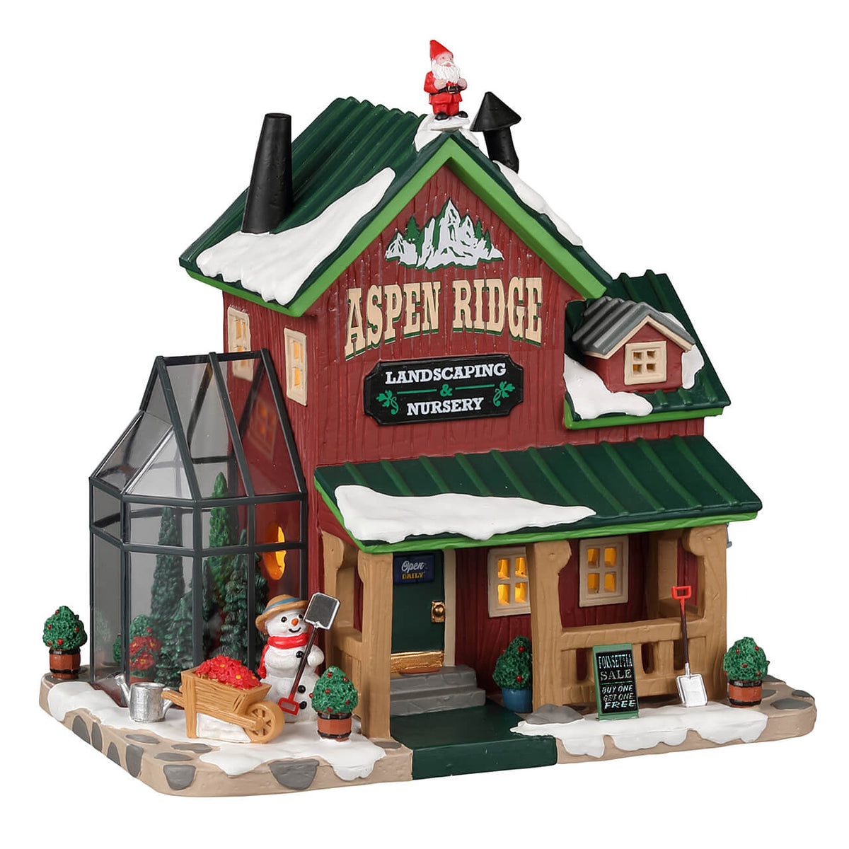 Lemax - Aspen Ridge Landscaping & Nursery Shop Light Up