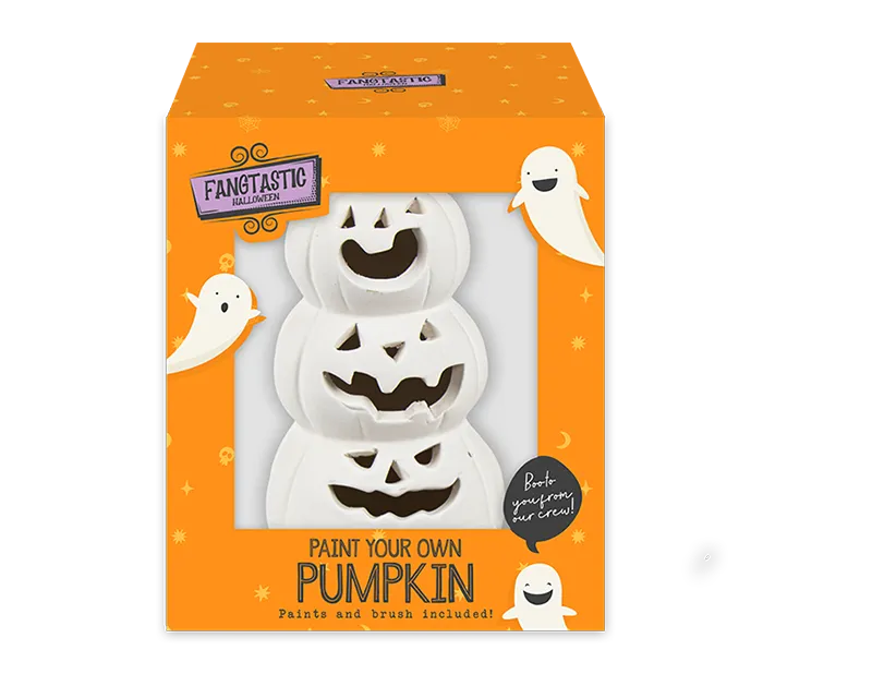 Halloween Paint Your Own Pumpkin Decoration