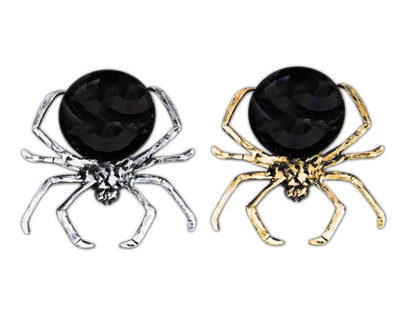 Metallic Halloween Spider Sweet Holder Bowl