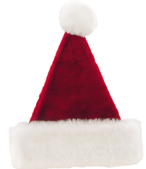 Luxury Christmas Red Santa Hat