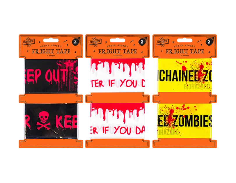 Halloween Fright Tape - 2 Pack