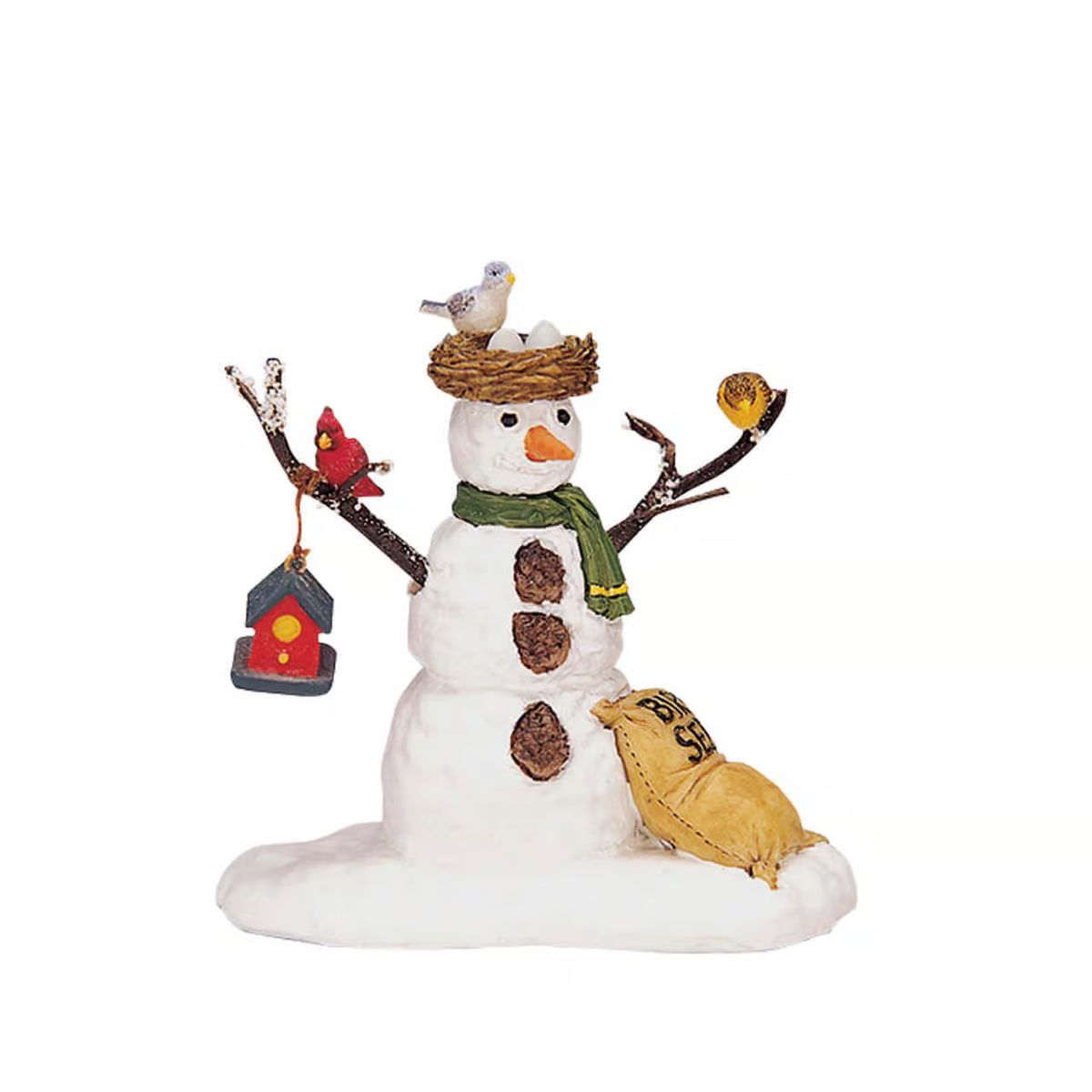 Lemax Fine Feathered Friends Snowman Christmas Figurine