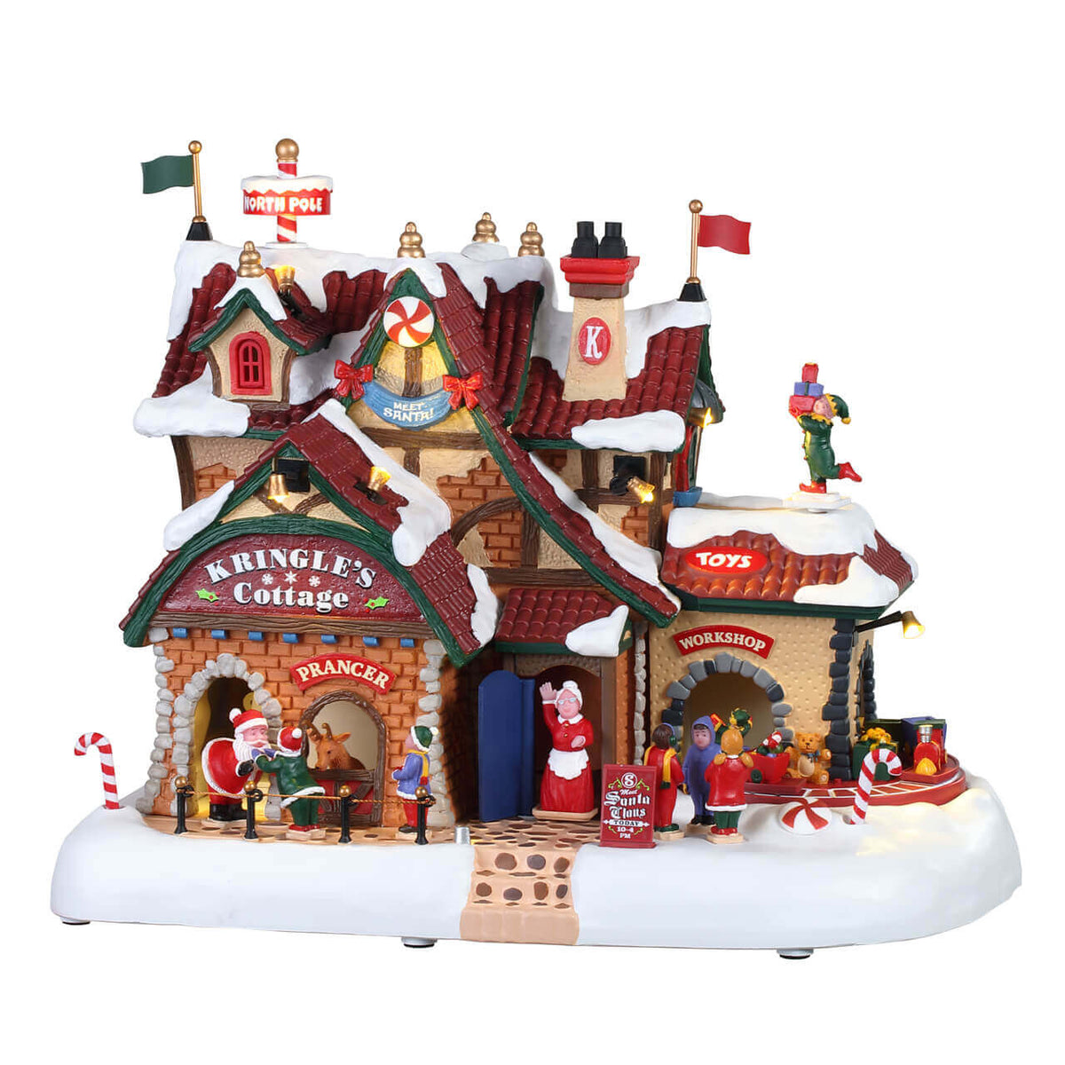 Lemax - Kringle's Cottage Animated with Lights, Motion & Sound