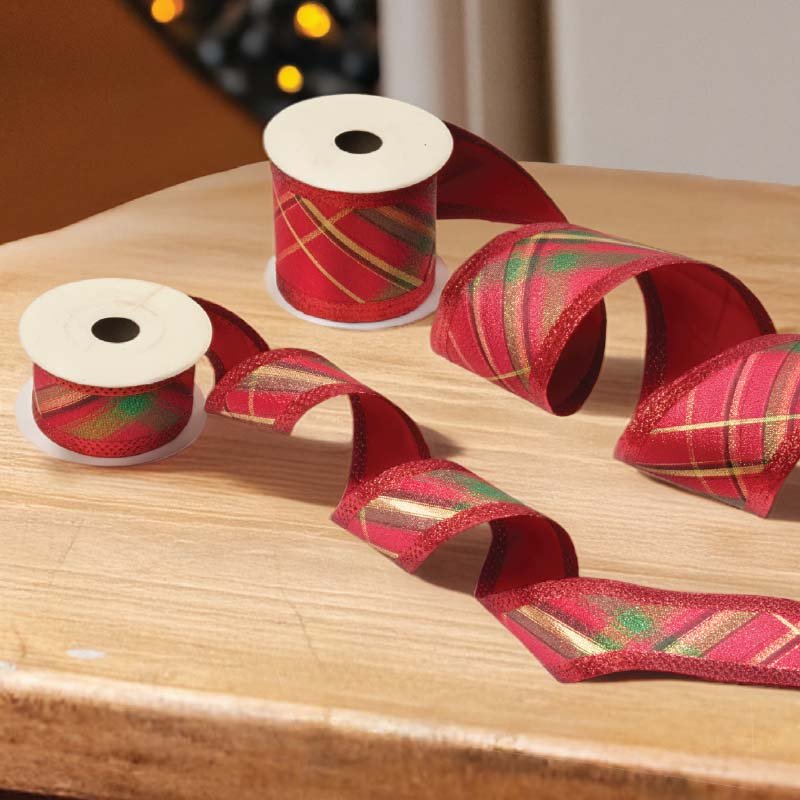 Tartan Premium Ribbon 3m - 63mm