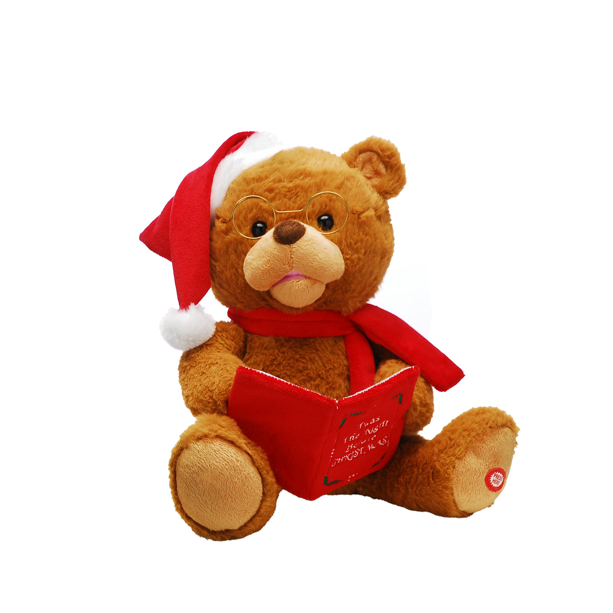 Christmas Story Telling Bear with Music & Animation