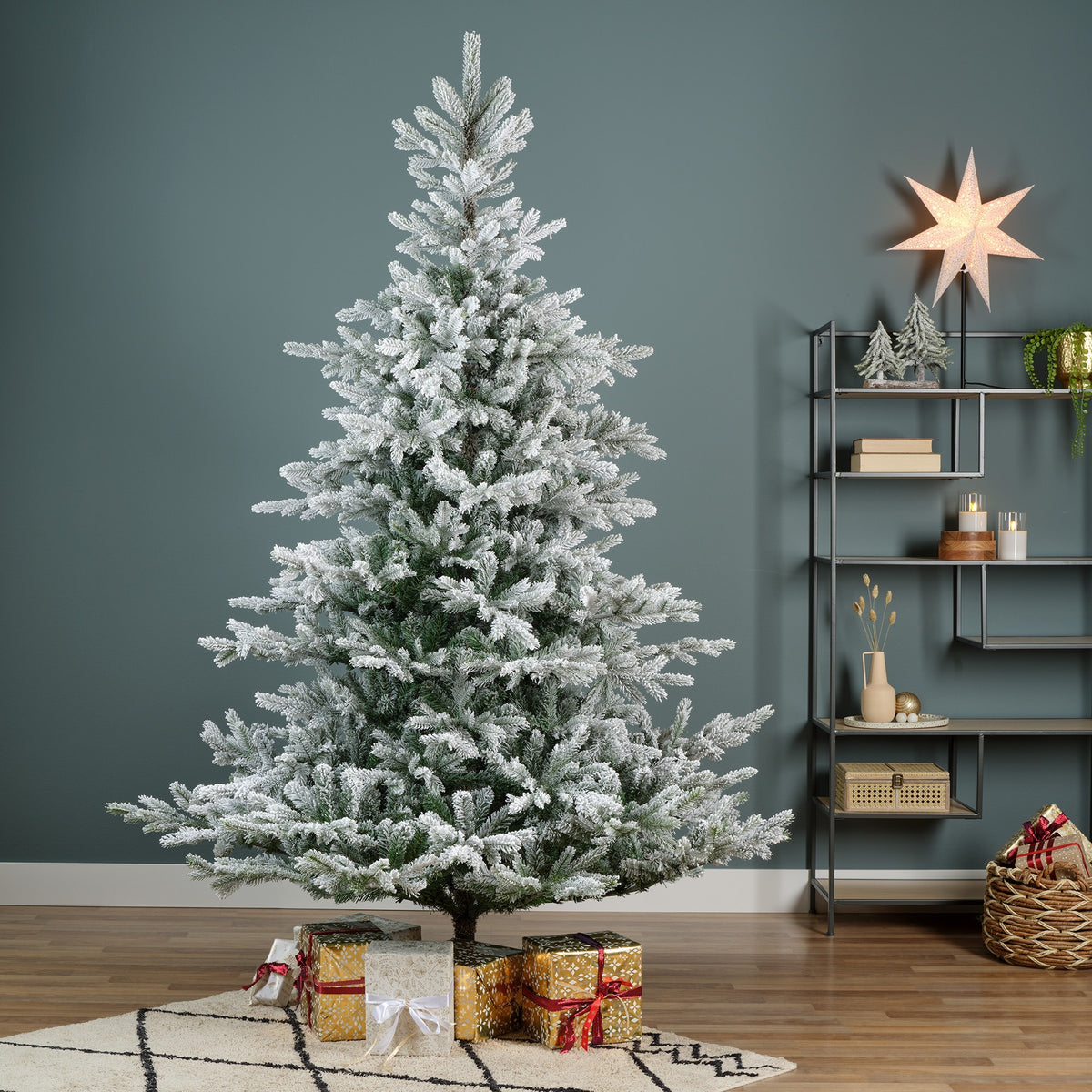 Everlands Snowy Grandis Fir Artificial Christmas Tree