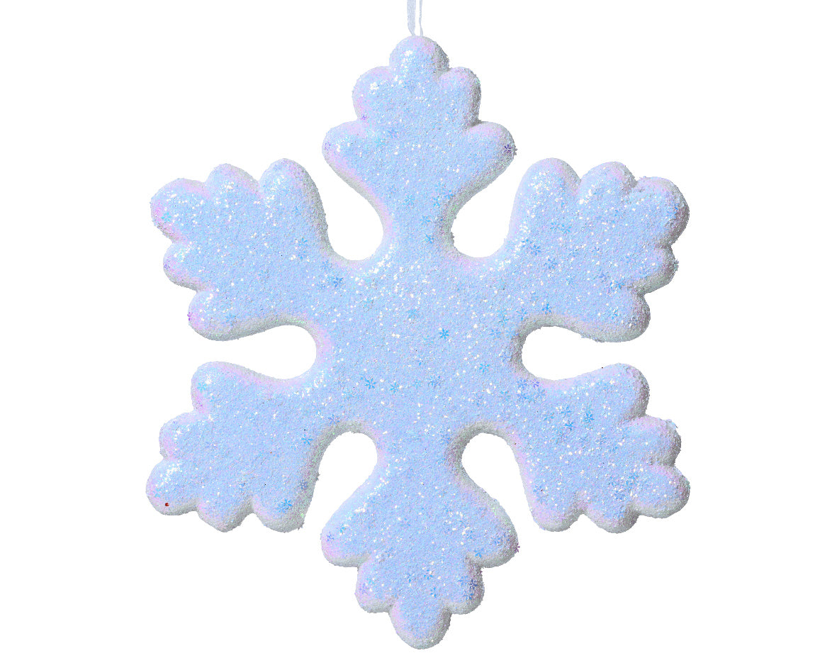 Glitter Snowflake Hanging Decoration - 38cm