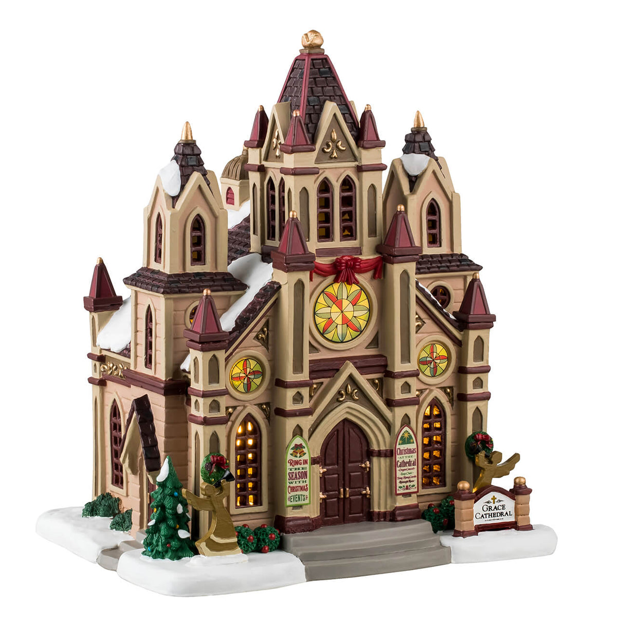 Lemax - Grace Cathedral Light Up Christmas Village