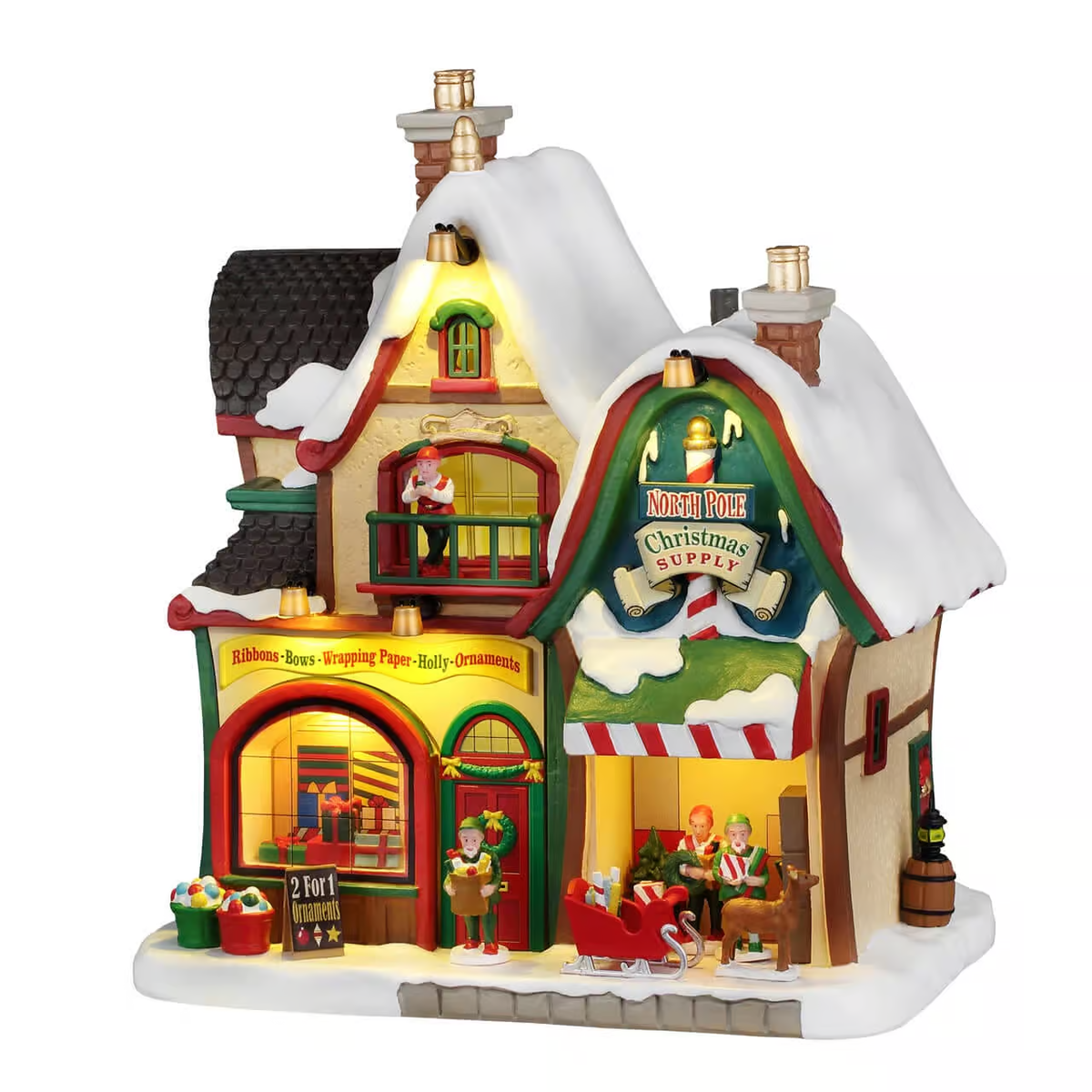 Lemax North Pole Christmas Supply – with Lights – 2026
