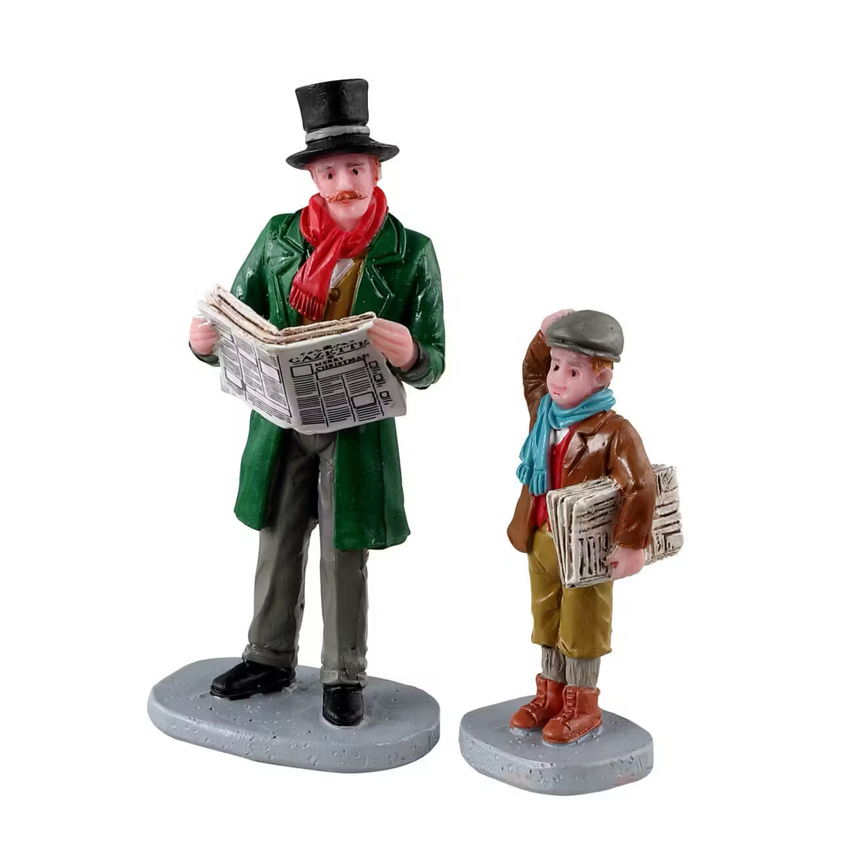 Lemax - Merry Newsboy Christmas Village Figurine