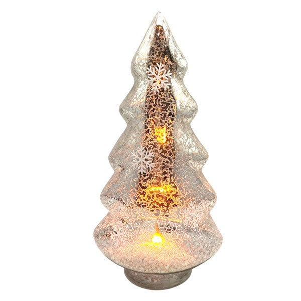 Light Up Antique Glass Tree - 29cm