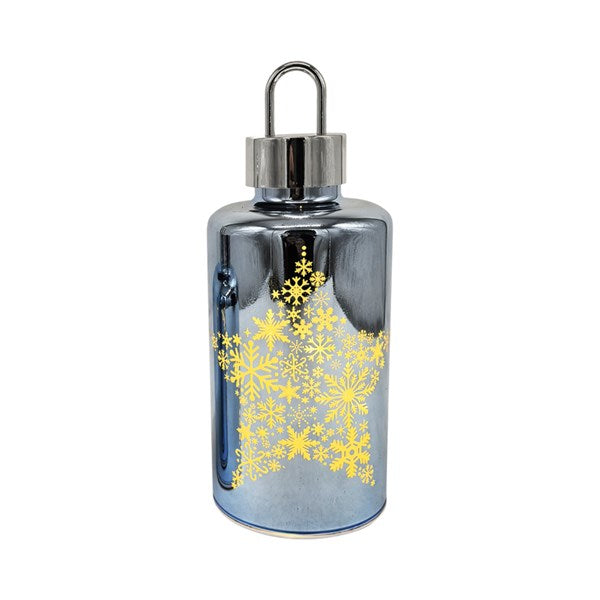Light Up Blue Star Lantern - 25cm