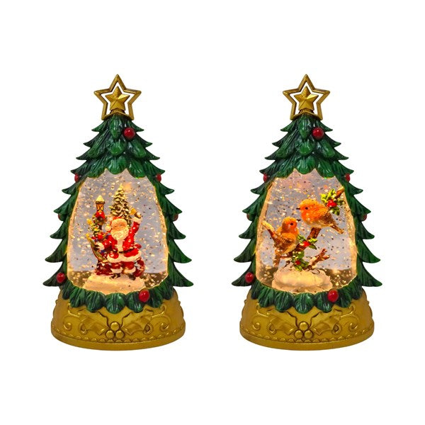Light Up Tree Water Spinner - 19cm