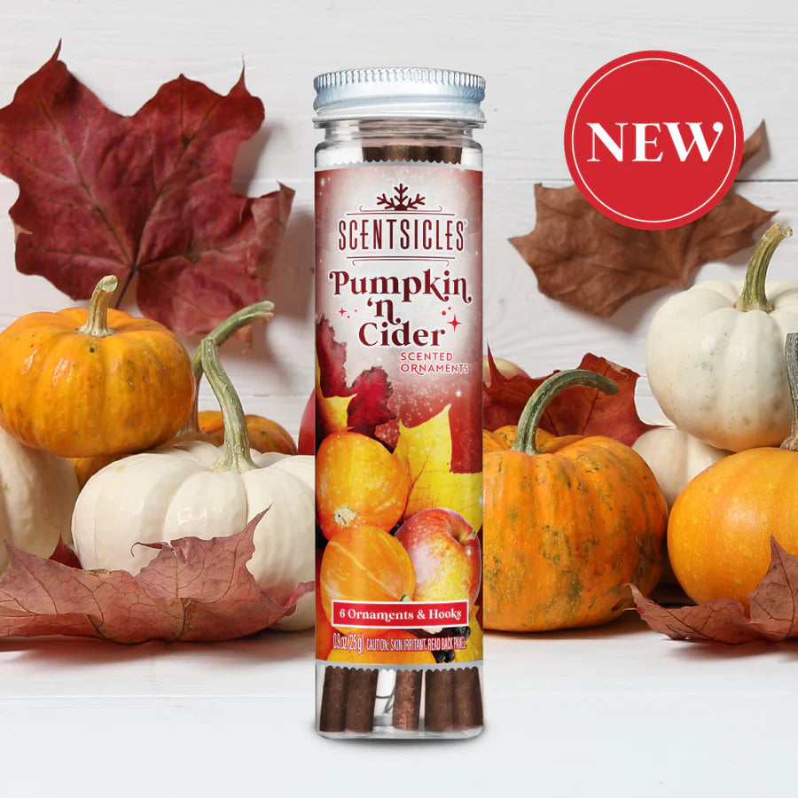Pumpkin & Cider Autumn ScentSicles - Halloween Autumn Scent Sticks