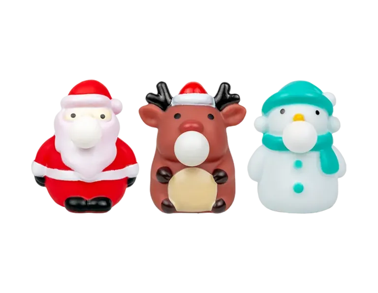 Christmas Squeezy Bubble Characters