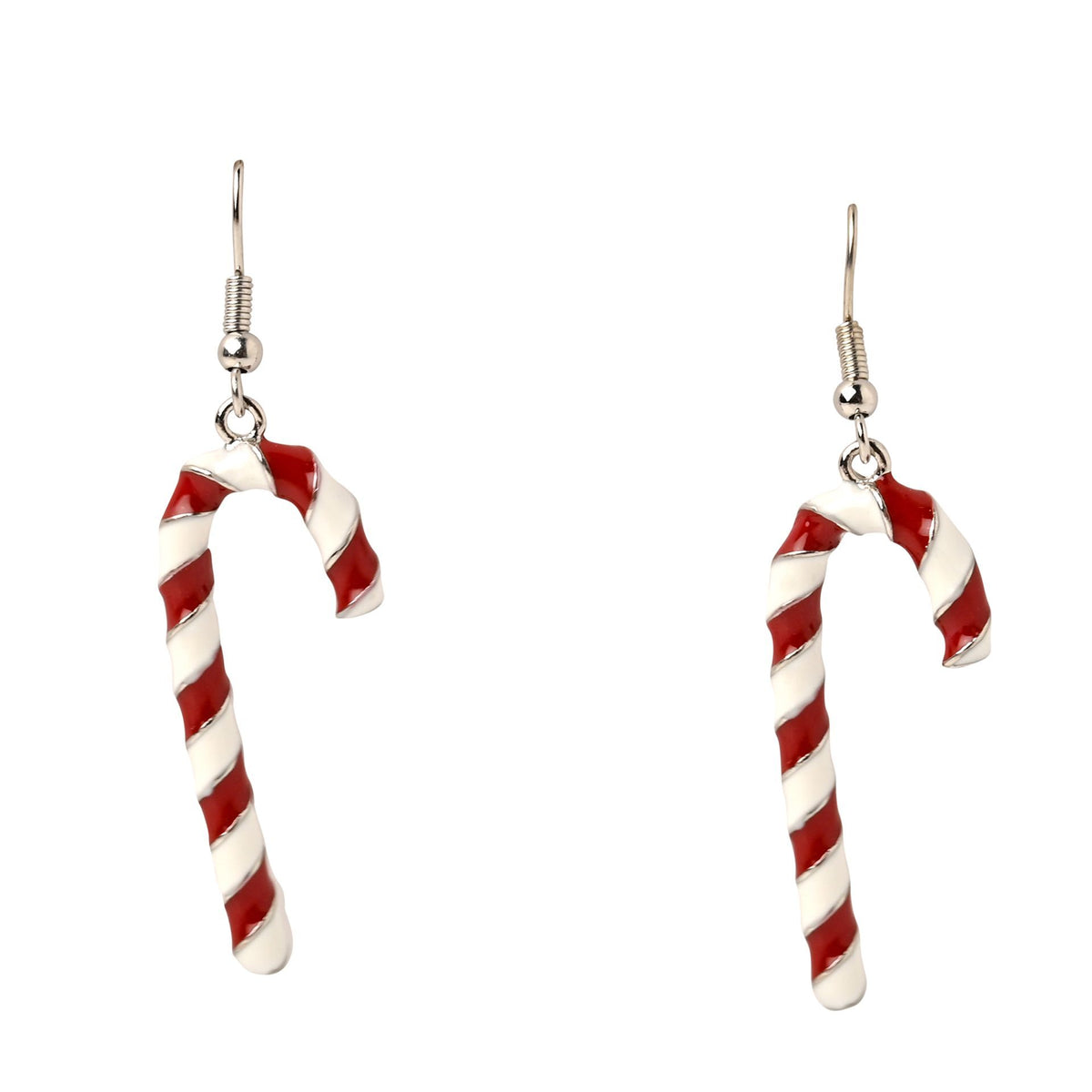 Dangly Candy Cane Earrings