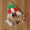 Christmas Tree Shaped Bead Kit with Letters