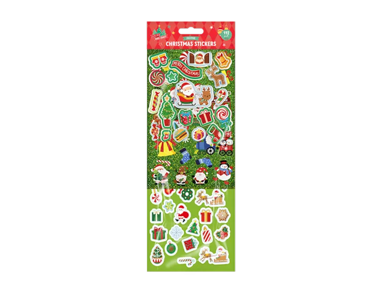 Christmas Sticker - Pack of 112