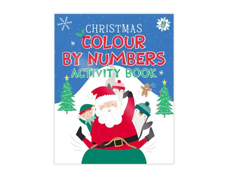 Christmas Colour By Numbers Book