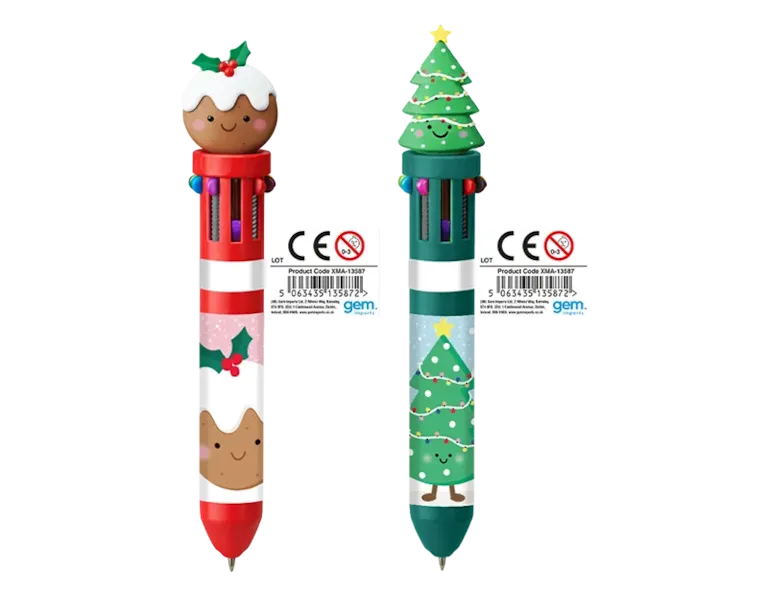 Christmas Character 10 Colour Pen