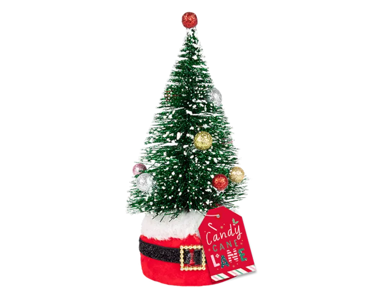 Glitter Christmas Tree Bauble - 20cm