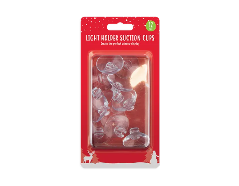 Light Holder Suction Cups - Pack of 12