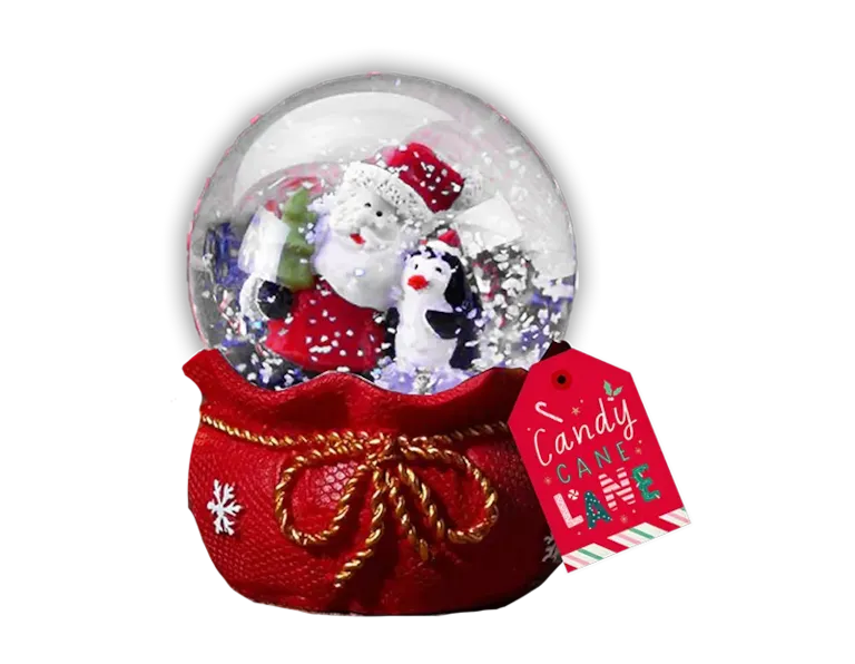 LED Multicolour Resin Snow Globe - 9cm