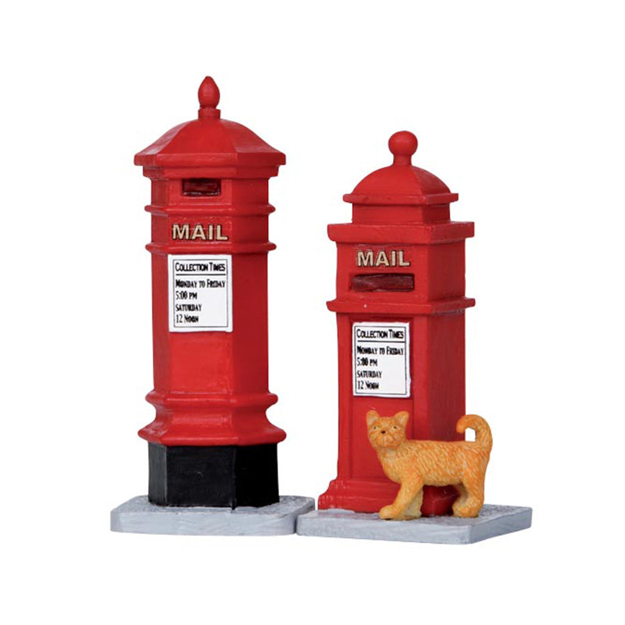 Lemax Victorian Mailboxes - Set of 2