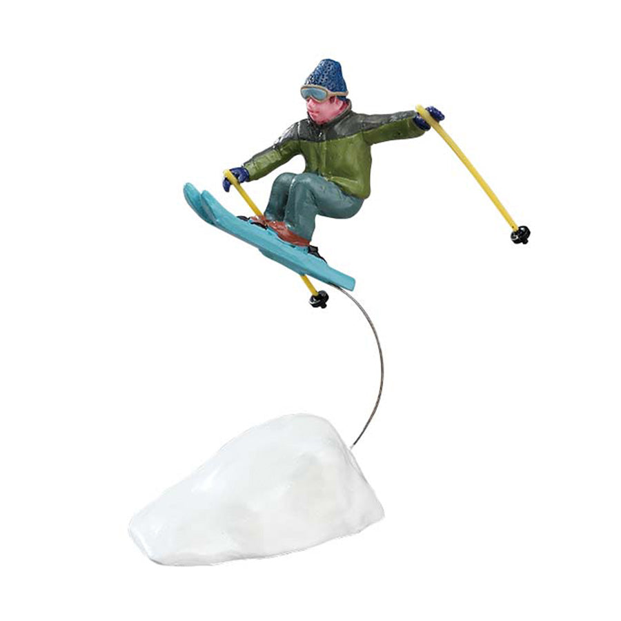 Lemax Catching Air Skiing Figurine
