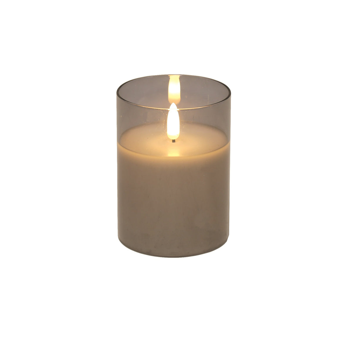 LED Grey Candle