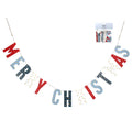 Gisela Graham - Wooden 'Merry Christmas' Garland