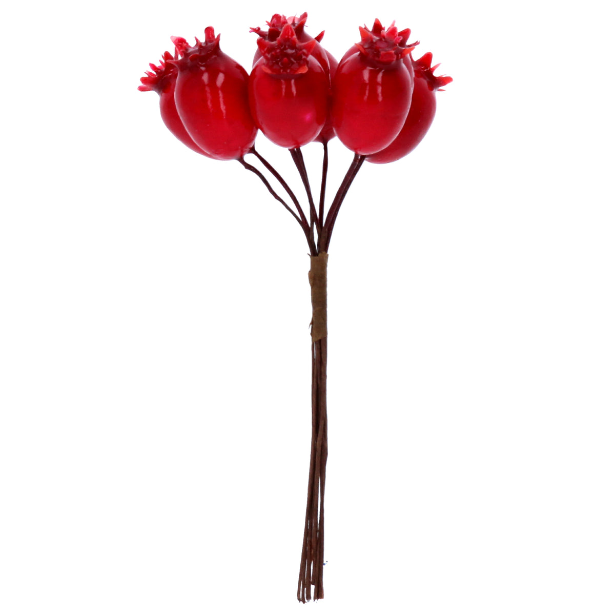 Gisela Graham - Shiny Red Rosehip Pick Bunch