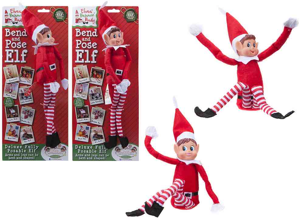 Elves Behavin' Badly - Bend and Pose Elf Figurines